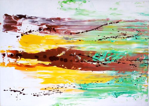 Poetry of Colors (L0950) von Dieter Becker, Malerei kaufen auf Singulart