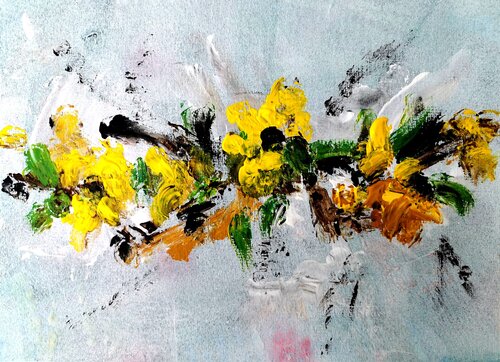 Leuchtende Natur (L0996) de Dieter Becker, Pintura a la venta en Singulart
