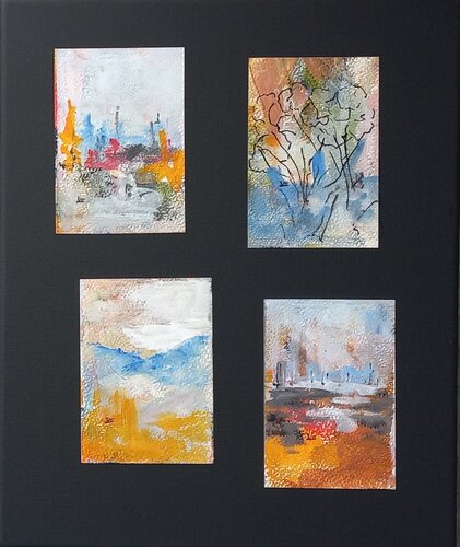 Flippig klein, aber oho (Q1287_2,8,3,5) von Dieter Becker, Malerei kaufen auf Singulart