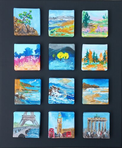 Richte Deine eigene Galerie ein (Q1290) von Dieter Becker, Malerei kaufen auf Singulart