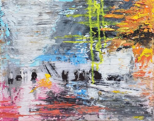 Up, up and away (Q1294) de Dieter Becker, Pintura a la venta en Singulart