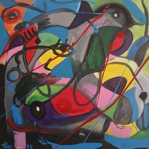 Abstracto XV di Vítor Pisco, Pittura in vendita su Singulart
