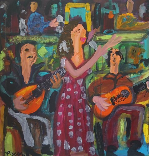 Fado's V di Vítor Pisco, Pittura in vendita su Singulart