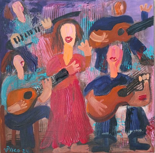 À Fadista di Vítor Pisco, Pittura in vendita su Singulart