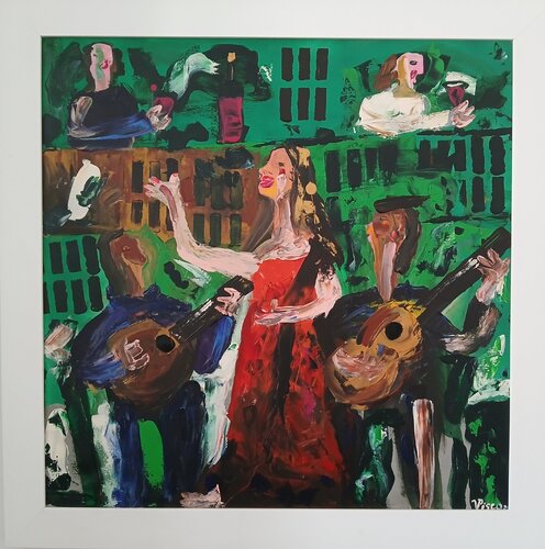 It's fado von Vítor Pisco, Malerei kaufen auf Singulart