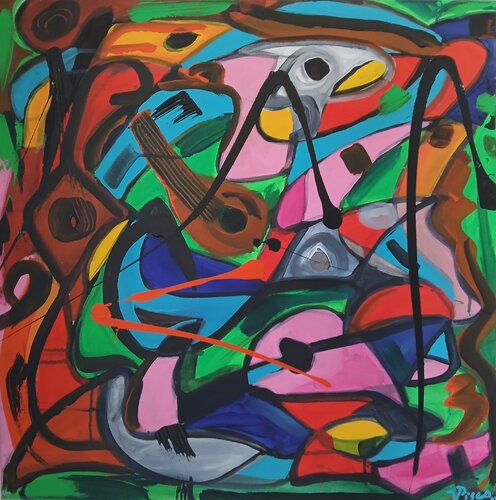 Abstracto V di Vítor Pisco, Pittura in vendita su Singulart