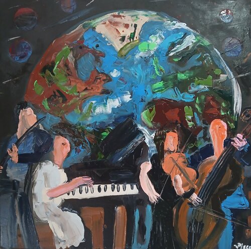 Music for change the world de Vítor Pisco, Pintura a la venta en Singulart