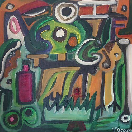 Reflexões semânticas di Vítor Pisco, Pittura in vendita su Singulart