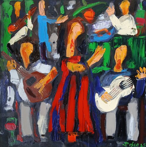 Fado von Vítor Pisco, Malerei kaufen auf Singulart
