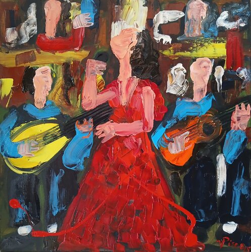 Selfie no fado II/25 van Vítor Pisco, Schilderij te koop op Singulart