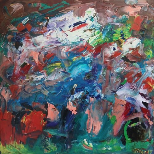 Abstracto II di Vítor Pisco, Pittura in vendita su Singulart