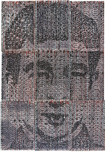 03 – Portraitserie – Frühe Arbeiten 1994-1998 par Markus Jäger, Œuvre sur papier en vente sur Singulart