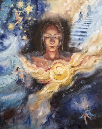 Deeply Human di Rine Journey, Pittura in vendita su Singulart