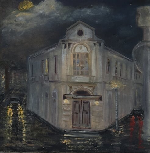 Old City. Limassol. Cyprus van Olga Minasyan, Schilderij te koop op Singulart