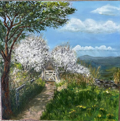 The Beckoning Gate. by Olga Minasyan, Painting for Sale on Singulart
