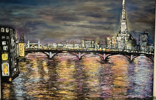 London Lights van Olga Minasyan, Schilderij te koop op Singulart
