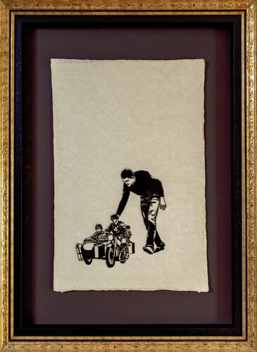 Framed Nation par Andreas Schmidt, Œuvre sur papier en vente sur Singulart