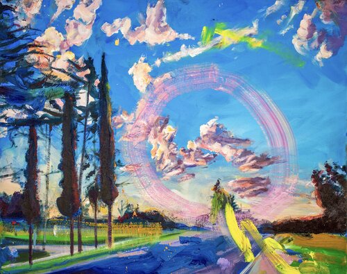 Sky Burst by Simon Boyd, 絵画 for Sale on Singulart