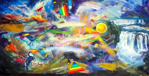 The Dragon and the Toucan by Simon Boyd, 絵画 for Sale on Singulart