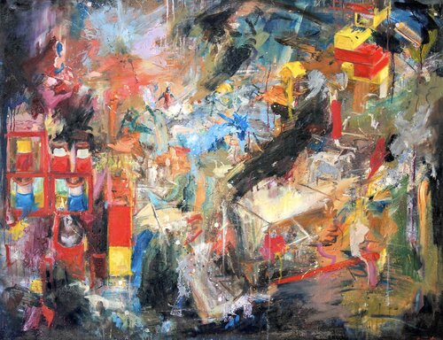 The Last Man Standing van Simon Boyd, Schilderij te koop op Singulart