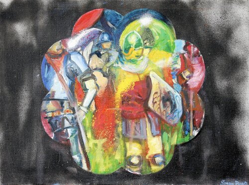 Reflections of the Battlefield di Simon Boyd, Pittura in vendita su Singulart