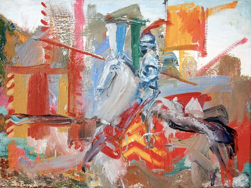 The Charge van Simon Boyd, Schilderij te koop op Singulart