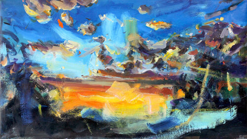 Last Light di Simon Boyd, Pittura in vendita su Singulart