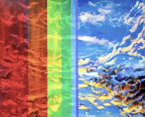 Chromo Sky II by Simon Boyd, 絵画 for Sale on Singulart