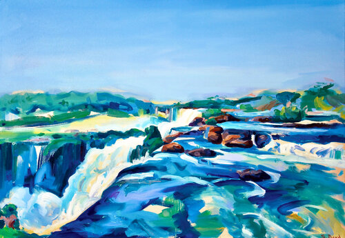 Falls I by Simon Boyd, Painting for Sale on Singulart