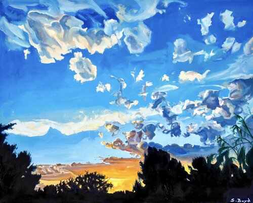 En el Fondo Hay un Jardín by Simon Boyd, 회화 for Sale on Singulart