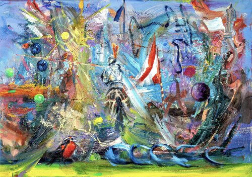 Sundog Conquistador by Simon Boyd, Painting for Sale on Singulart