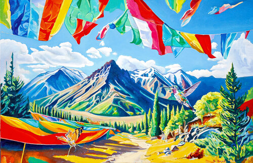 Hallowed Ground par Simon Boyd, Peinture en vente sur Singulart