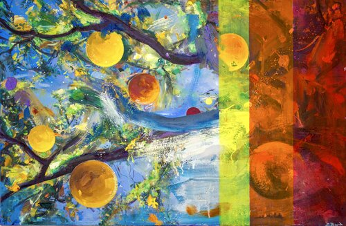 Golden Trumpet by Simon Boyd, 회화 for Sale on Singulart