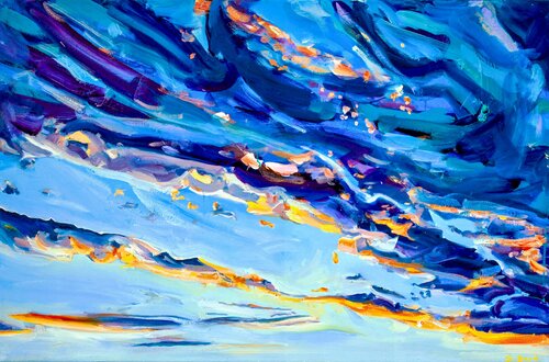 Sky in you, sky in me by Simon Boyd, Painting for Sale on Singulart