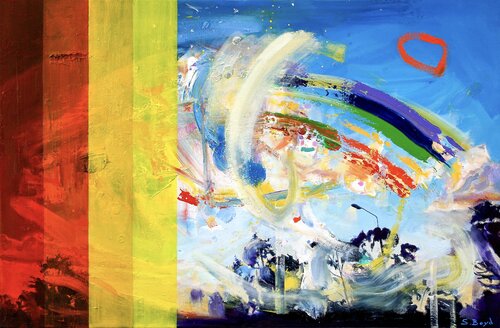 Carnival Sky van Simon Boyd, Schilderij te koop op Singulart