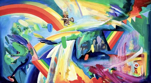 Trinity by Simon Boyd, Painting for Sale on Singulart