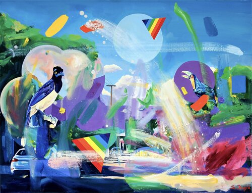 Orbital by Simon Boyd, Painting for Sale on Singulart