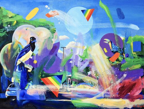 Orbital by Simon Boyd, Painting for Sale on Singulart