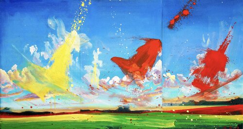 Fuerte Apache par Simon Boyd, Peinture en vente sur Singulart