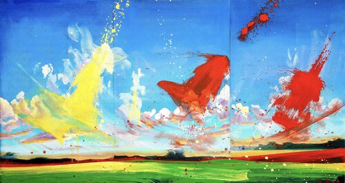 Fuerte Apache by Simon Boyd, Painting for Sale on Singulart