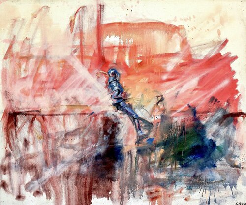 Sherbet Sunrise by Simon Boyd, Painting for Sale on Singulart
