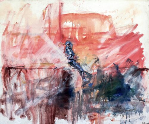 Sherbet Sunrise di Simon Boyd, Pittura in vendita su Singulart