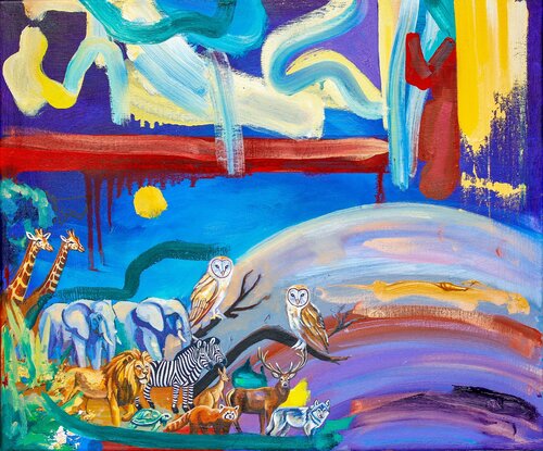 Kingdom par Simon Boyd, Peinture en vente sur Singulart