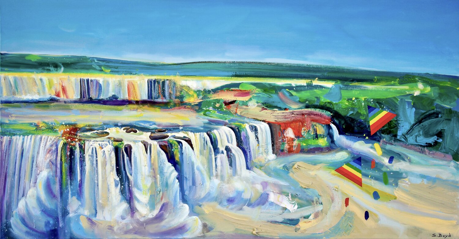 Falls II Simon Boyd オリジナル絵画 販売中