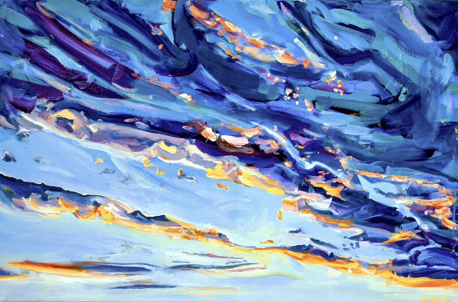 Sky in you, sky in me Simon Boyd Pintura original en venta
