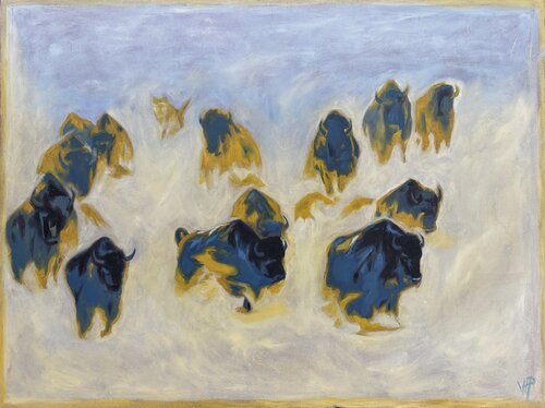Canis Tracks by Victoire Perez, Painting for Sale on Singulart