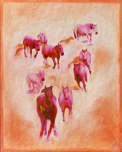 On to the next one van Victoire Perez, Schilderij te koop op Singulart