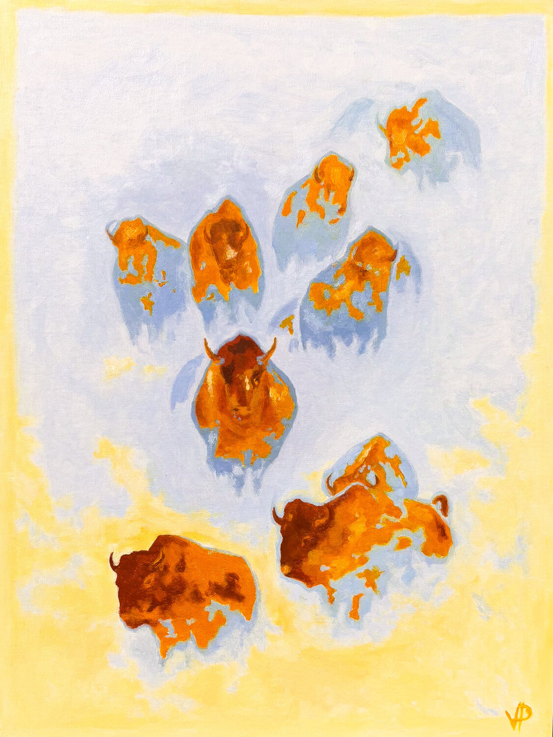 Warm Wind Of Spring Victoire Perez Original painting for sale