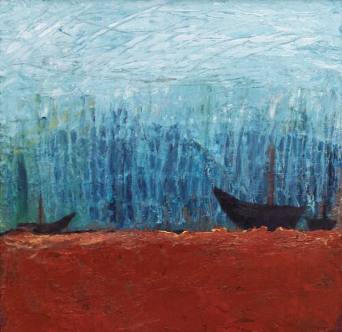 The Crossing von evy Olsen Halvorsen, Malerei kaufen auf Singulart