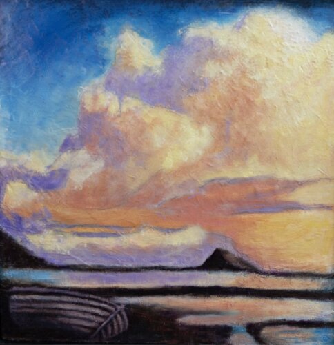 The North Cloud, Skrova par evy Olsen Halvorsen, Peinture en vente sur Singulart
